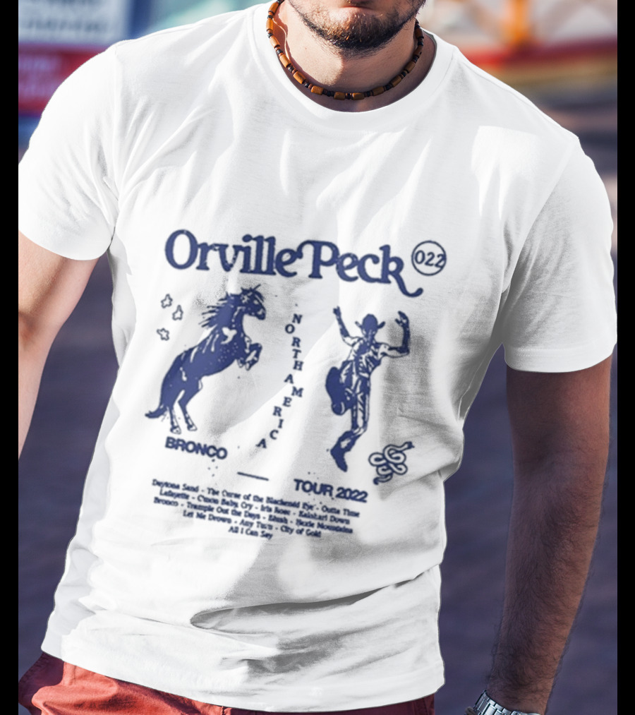 Orville Peck The Ringer Tour Bronco Cowboy 2022 Western Dance Iconic Concert Dates T-Shirt