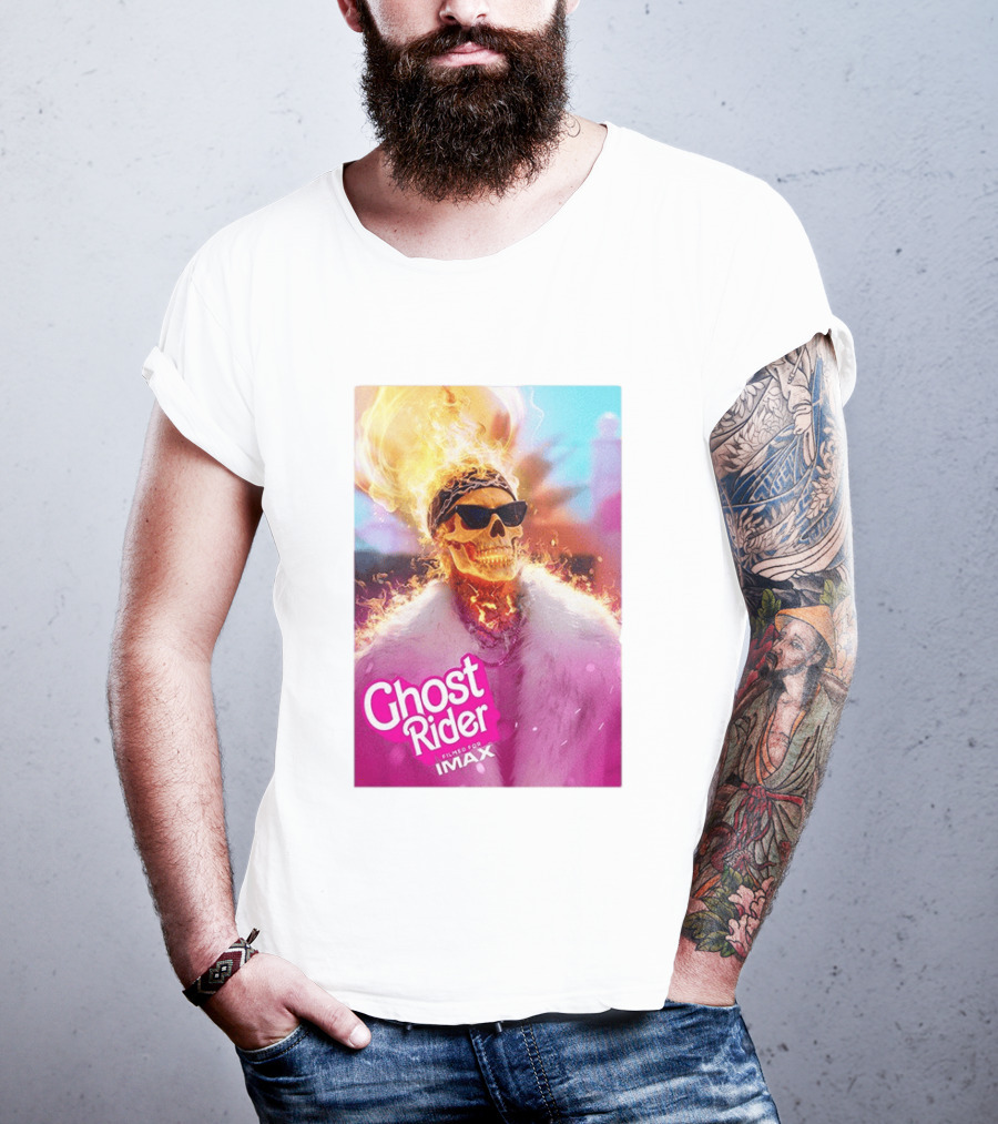 Ryan Gosling Barbie Ghost Rider Filmed For IMAX T-Shirt