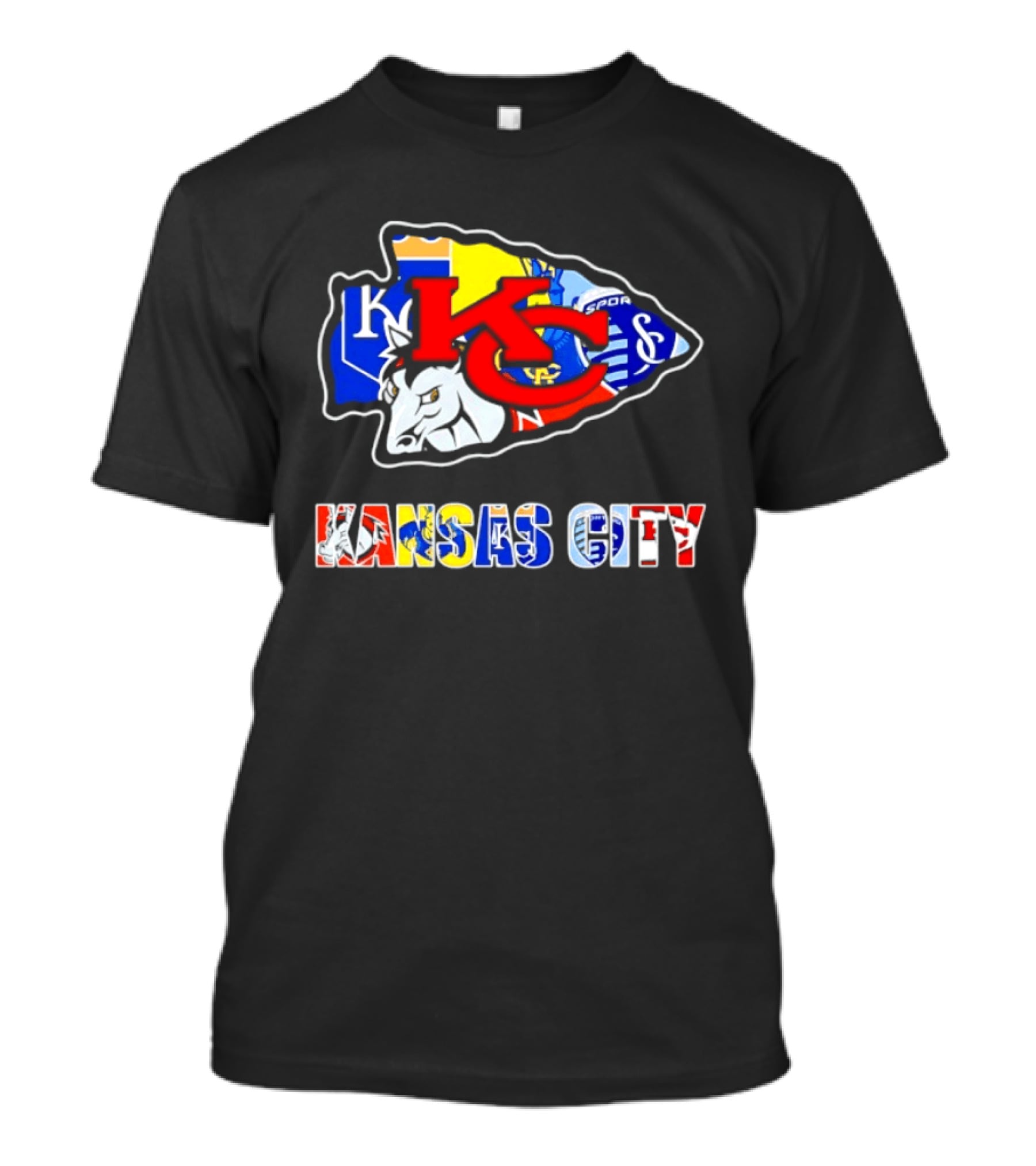 Kansas City KC Arrowhead Royals Chiefs Sporting Missouri T-Shirt