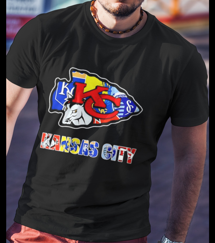 Kansas City KC Arrowhead Royals Chiefs Sporting Missouri T-Shirt