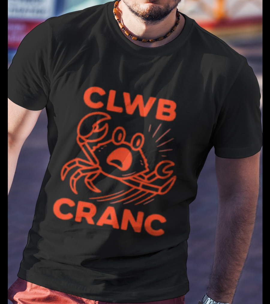 Welsh Edition Crab Club Clwb Cranc Crop T-Shirt