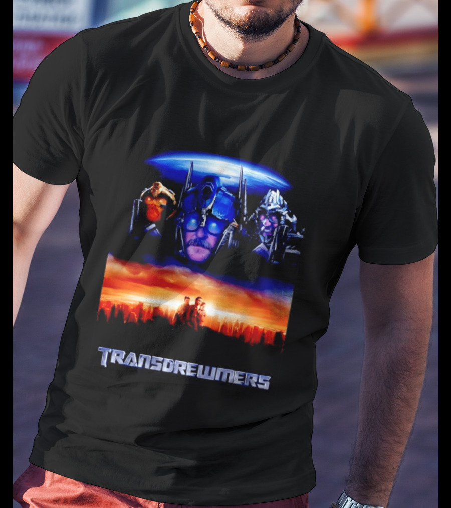 Transdrewmers Sci Fi Inspired Characters And Cityscape Compilation T-Shirt