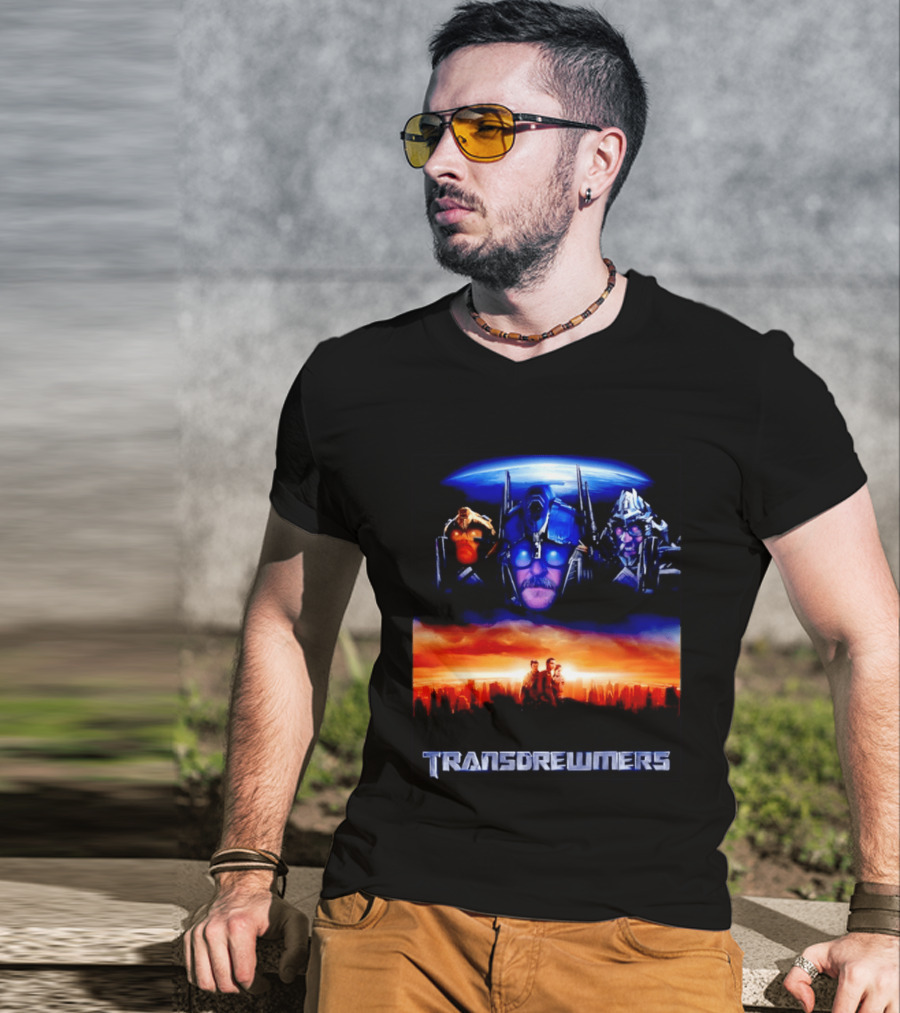 Transdrewmers Sci Fi Inspired Characters And Cityscape Compilation T-Shirt