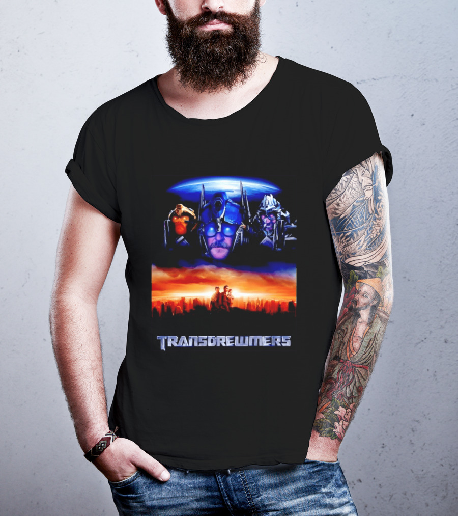 Transdrewmers Sci Fi Inspired Characters And Cityscape Compilation T-Shirt
