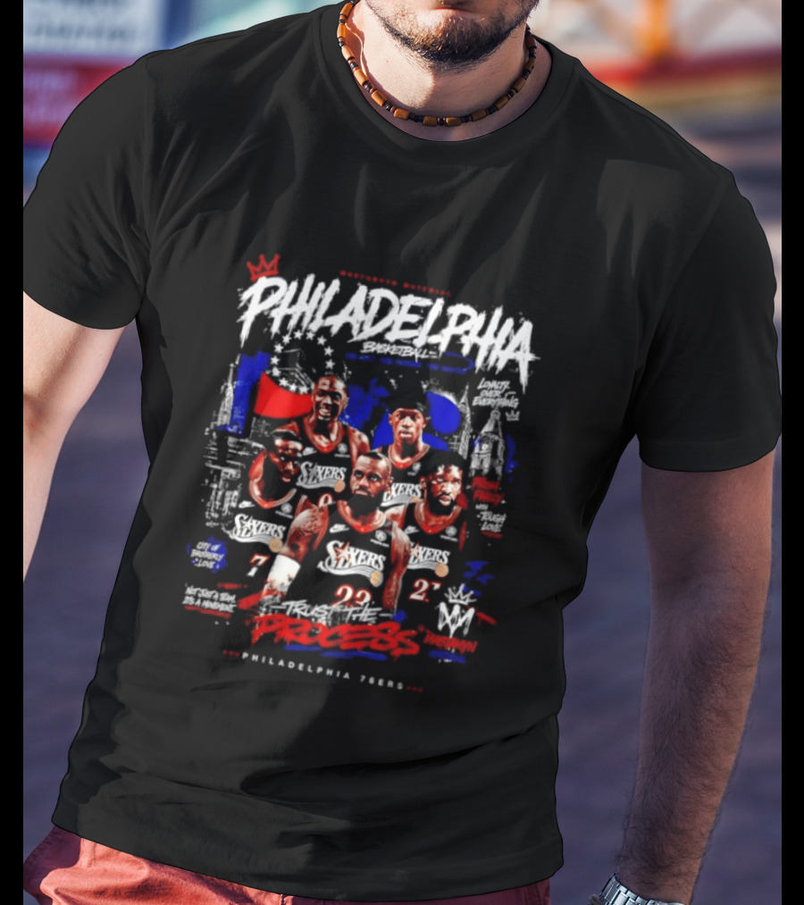 Philadelphia 76ers Trust The Process Basketball Champions 2026 T-Shirt