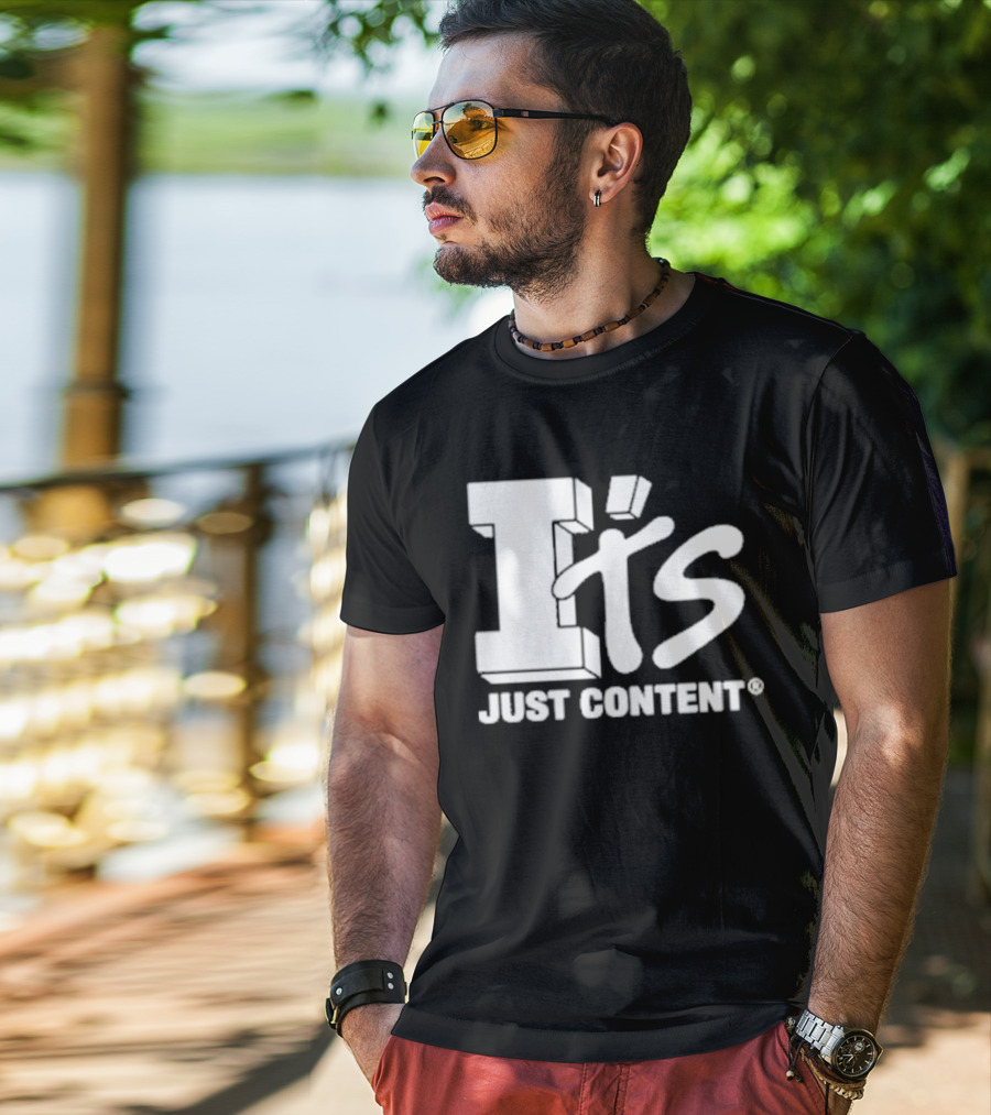 It's Just Content I Totaled Your Lambo T-Shirt