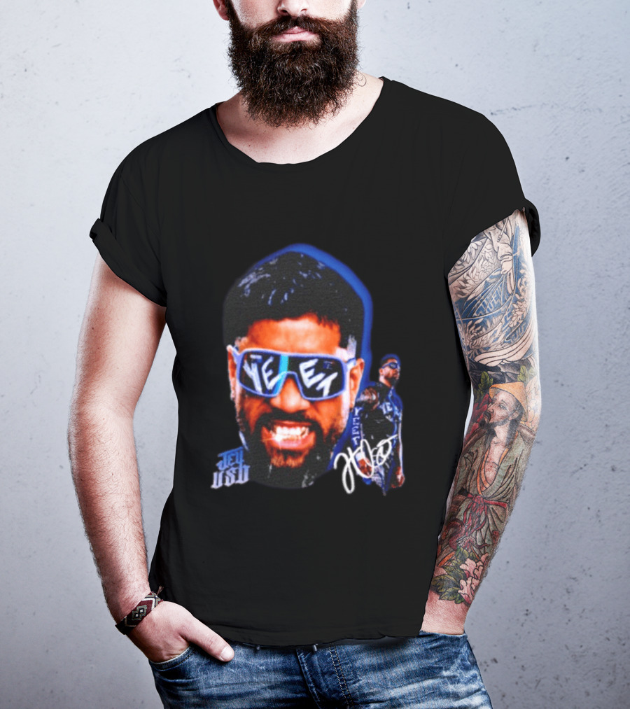 Jey Uso Yeet WWE Wrestling Bloodline Autograph Sunglasses T-Shirt