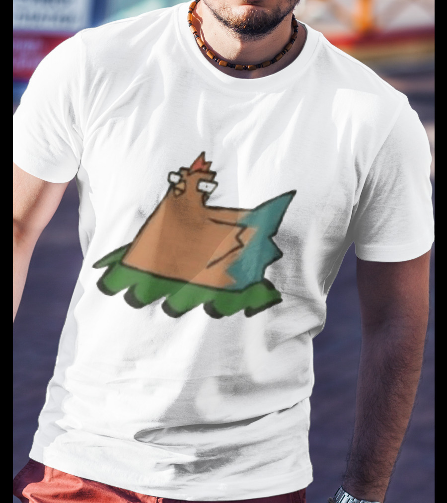 Cartoon Chicken In Nest Bird T-Shirt