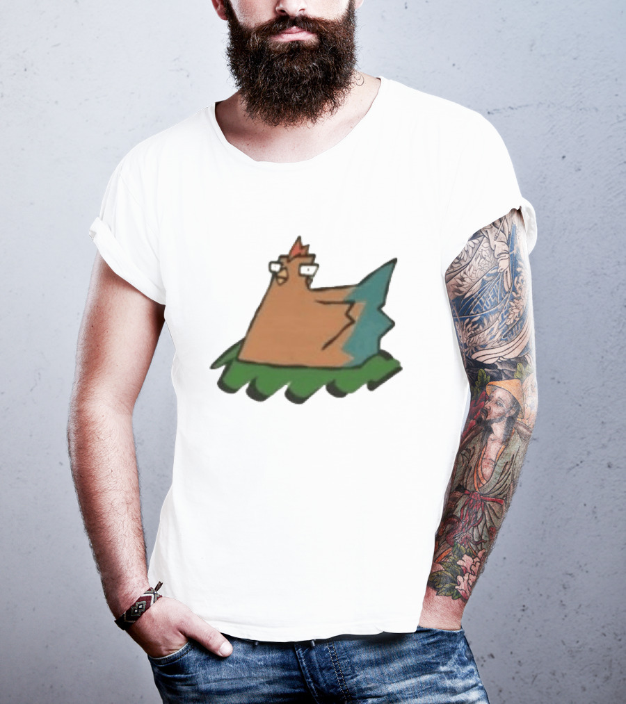 Cartoon Chicken In Nest Bird T-Shirt