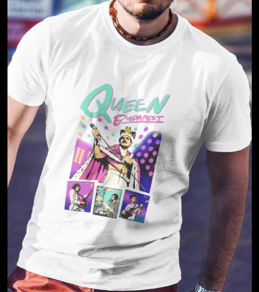 Queen Budapest Anniversary Vest 40th Pop Concert T-Shirt
