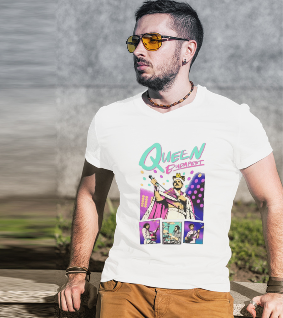 Queen Budapest Anniversary Vest 40th Pop Concert T-Shirt