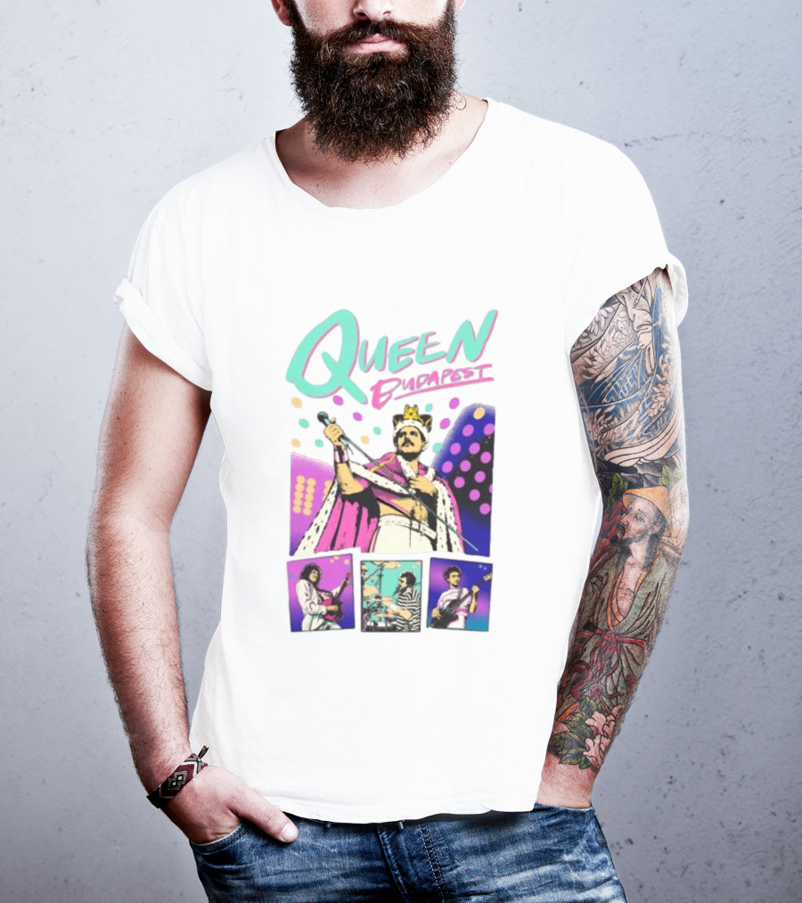 Queen Budapest Anniversary Vest 40th Pop Concert T-Shirt