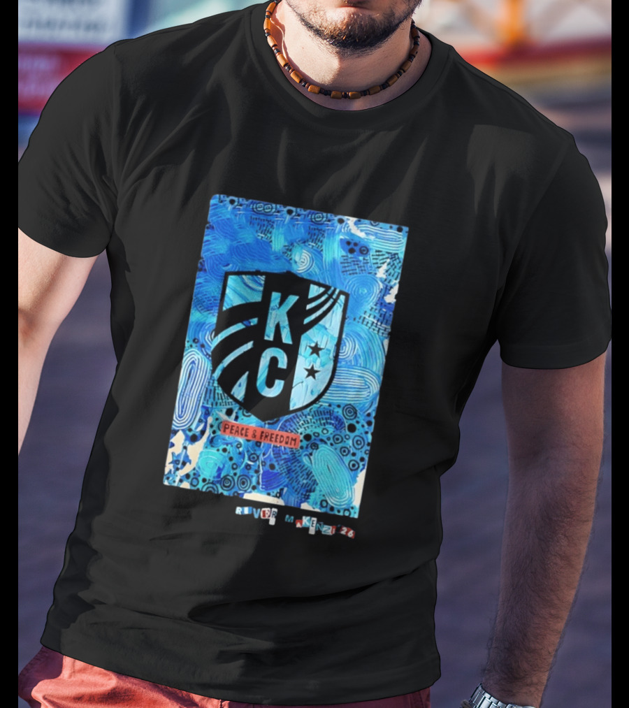 Kansas City Current KC Peace And Freedom River Makenzi 2026 T-Shirt