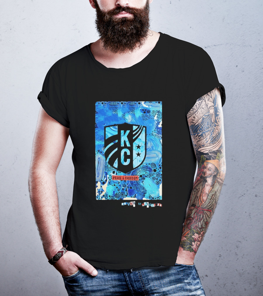 Kansas City Current KC Peace And Freedom River Makenzi 2026 T-Shirt