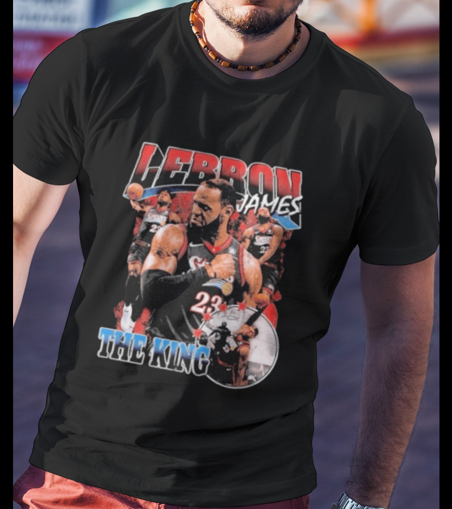LeBron James The King Sixers 23 Basketball Champion T-Shirt