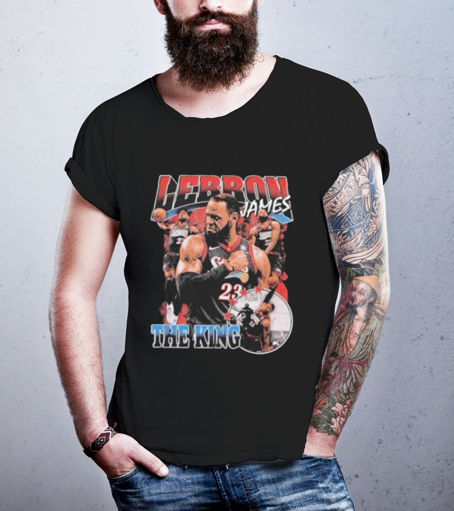 LeBron James The King Sixers 23 Basketball Champion T-Shirt