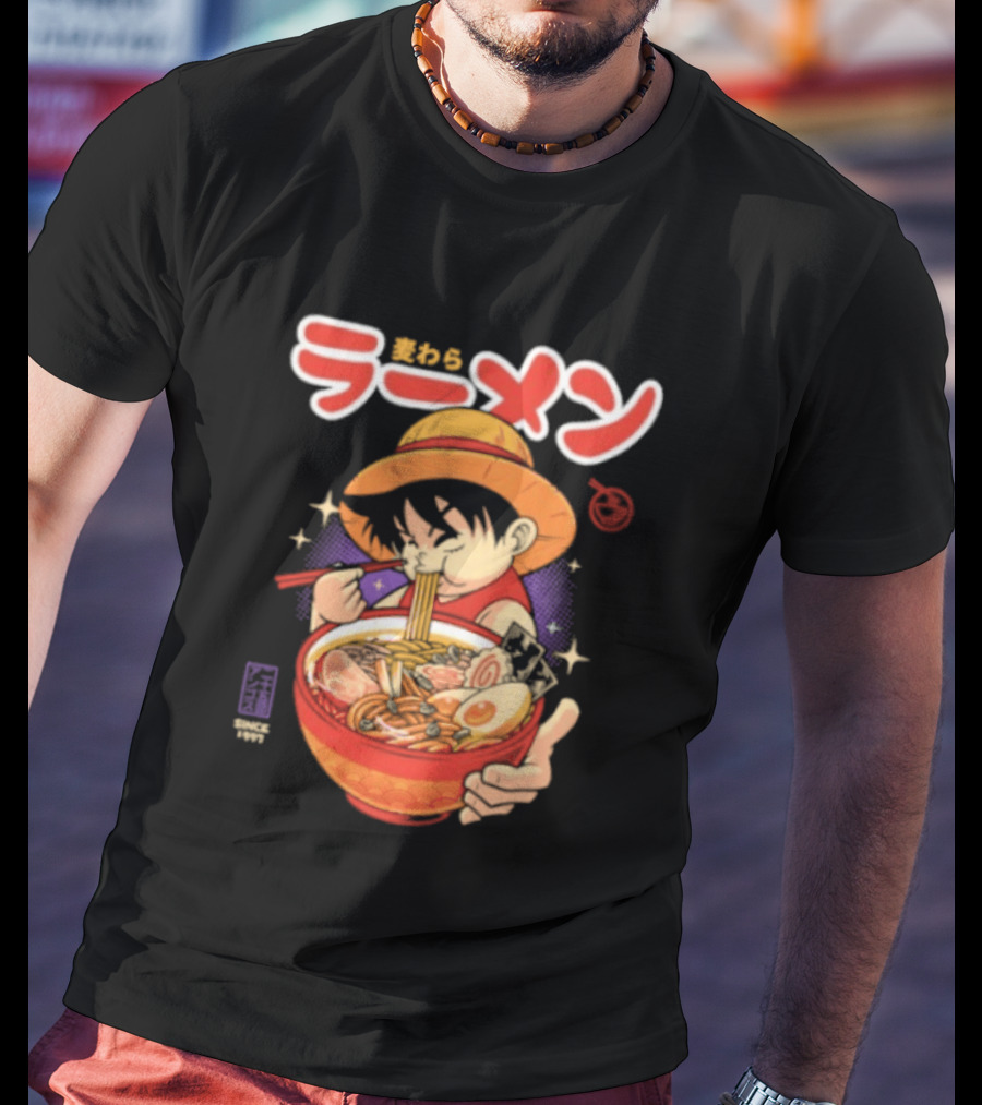 Luffy Ramen Iwara One Piece Since 1997 T-Shirt