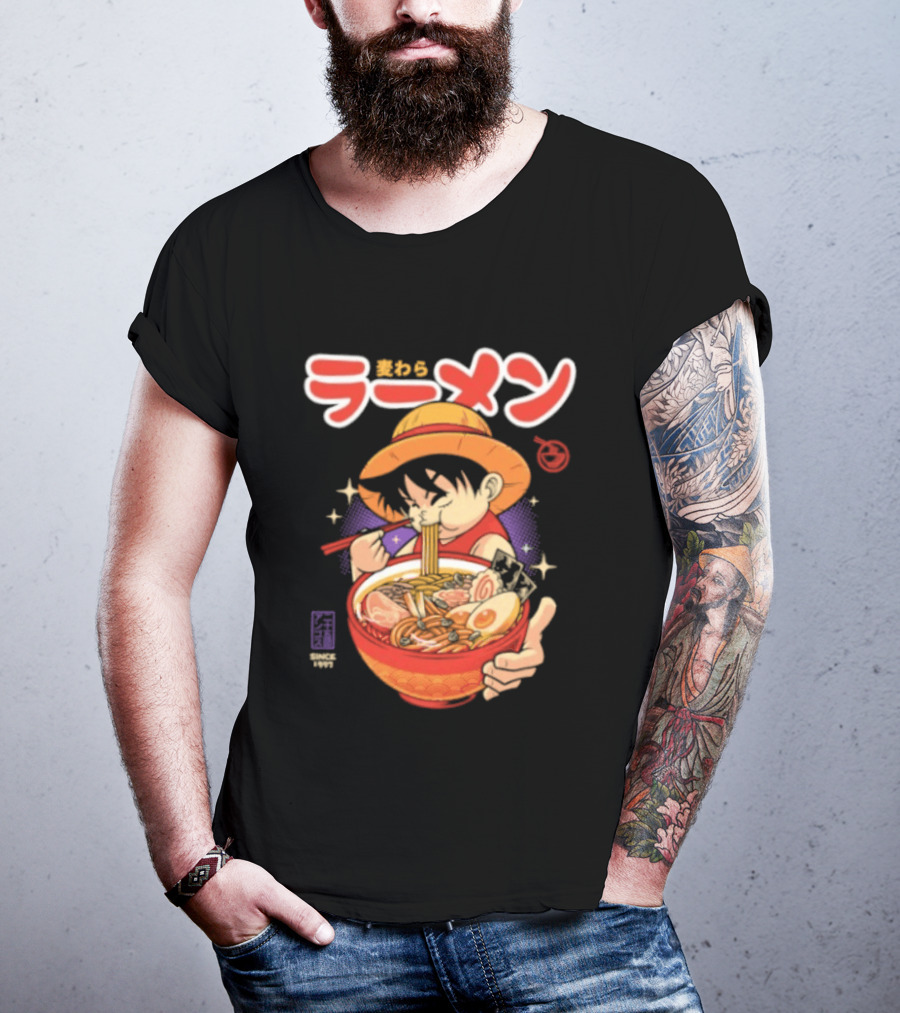 Luffy Ramen Iwara One Piece Since 1997 T-Shirt