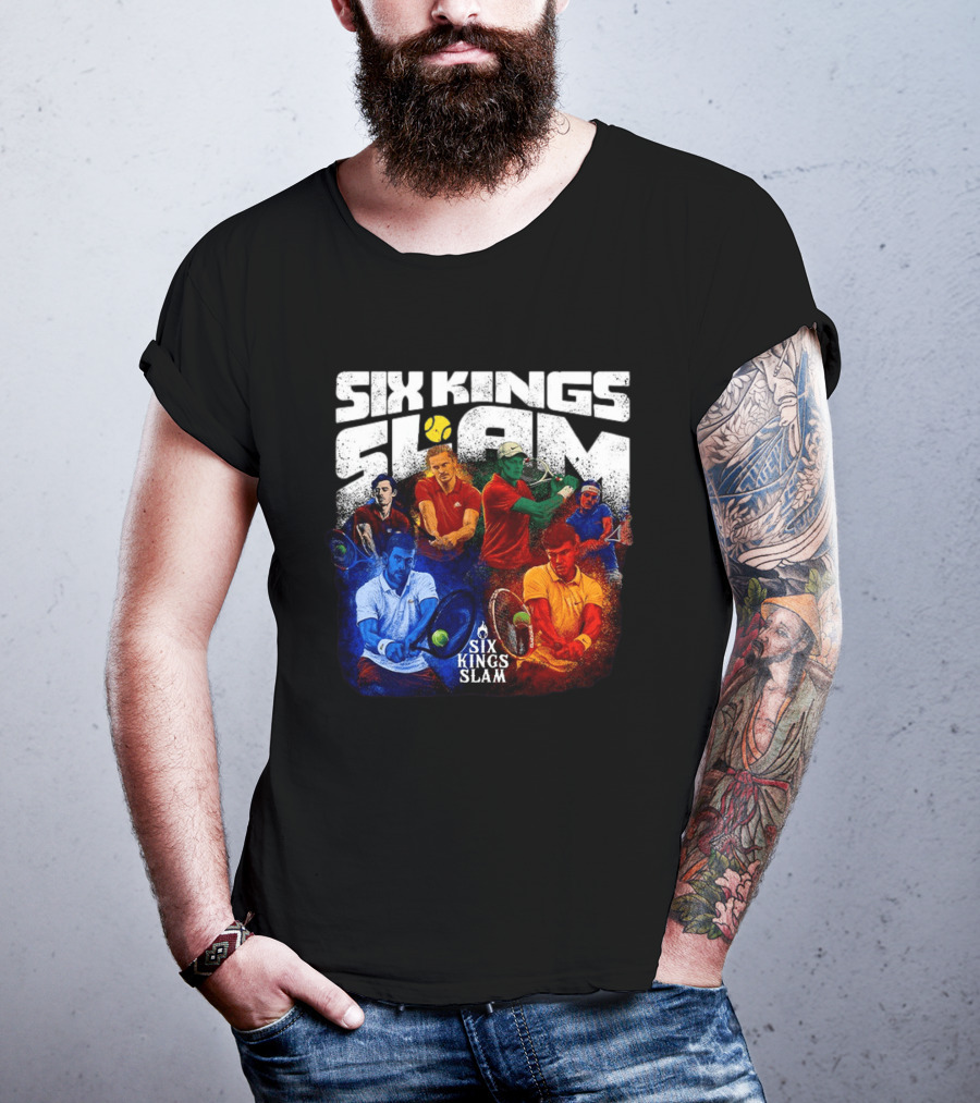 Six Kings Slam Tennis 2026 Iconic Players Edition T-Shirt