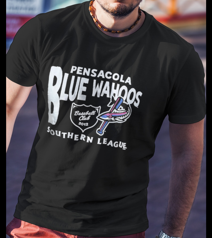 Pensacola Blue Wahoos Baseball Club 2012 Southern League T-Shirt