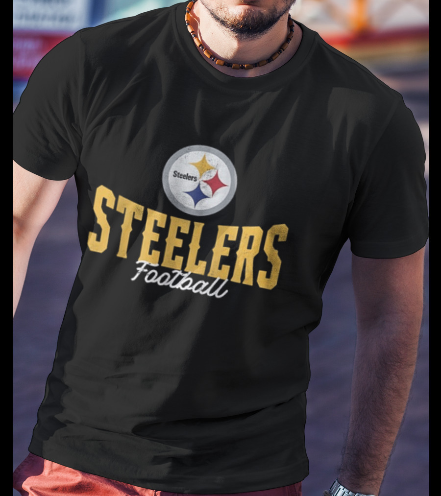 Pittsburgh Steelers Football 1933 AFC North Symbol Steelers Football T-Shirt