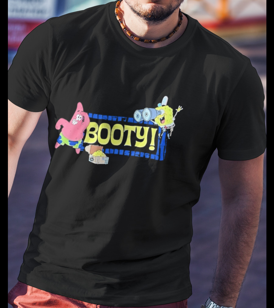Sponge And Patrick Star Booty Treasure Hunt Adventure T-Shirt
