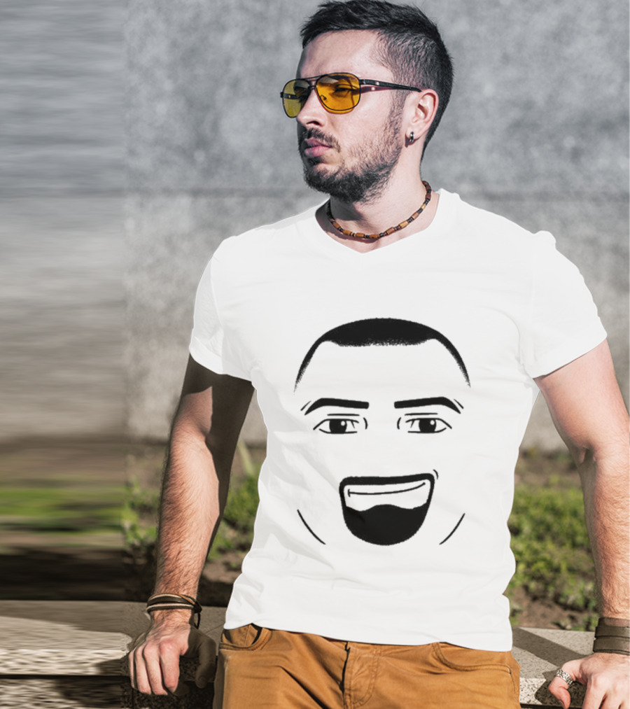 Aldoswag Roblaldo Smiling Face Drawing T-Shirt