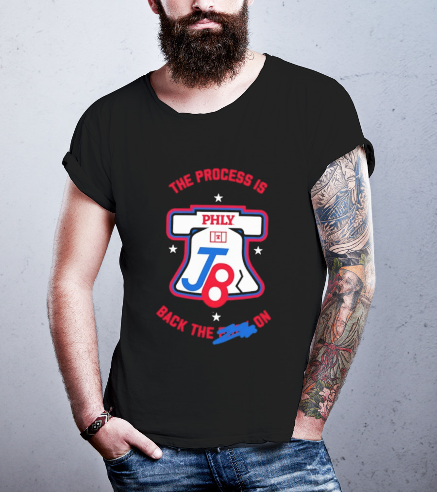 PHLY The Process Is Back Jalen Brunson Philadelphia 76ers T-Shirt