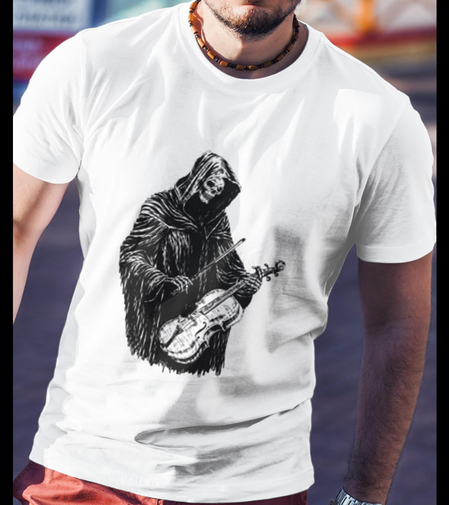 Avenged Sevenfold A7X North American Tour 2026 At Peace Tour Dates Grim Reaper Playing Violin T-Shirt