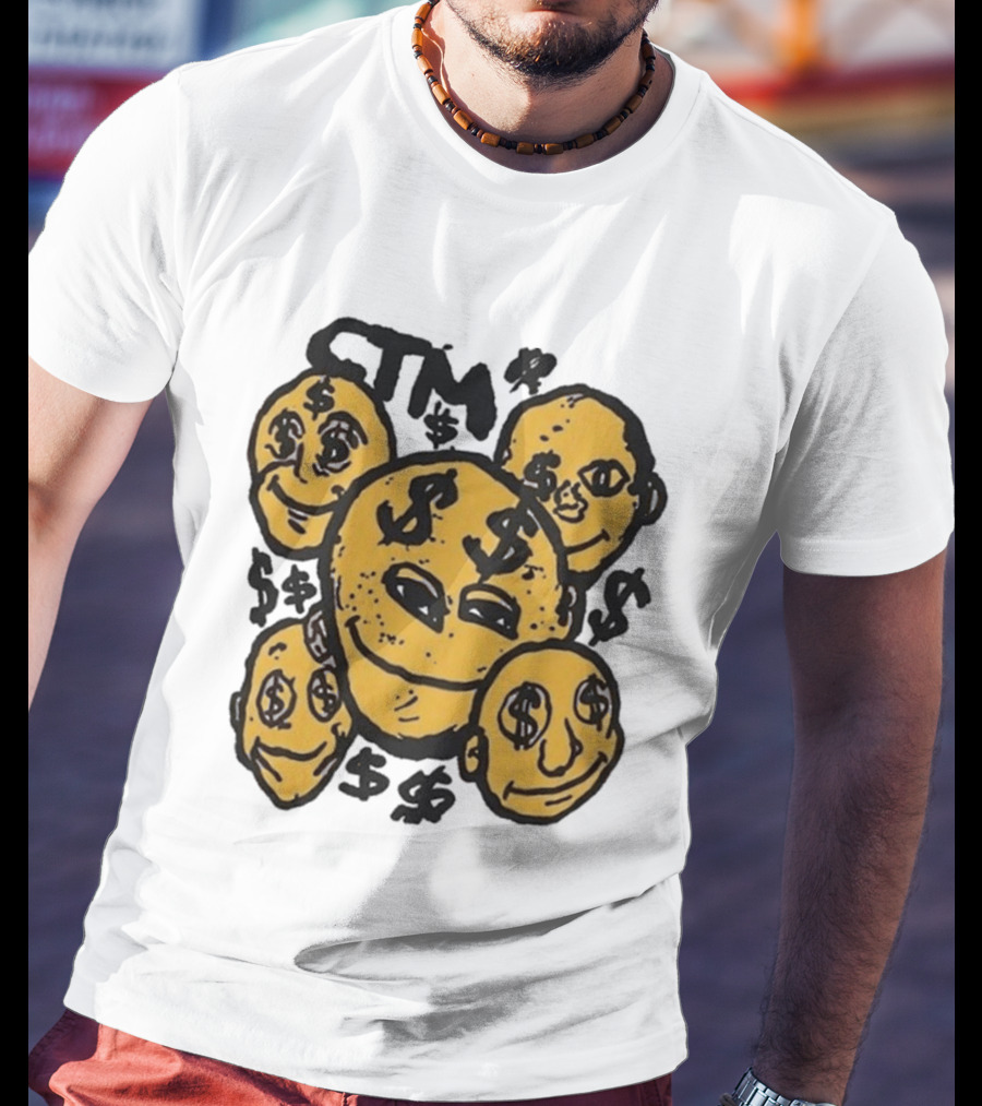 CTM Money Faces Dollar Sign Expressions T-Shirt