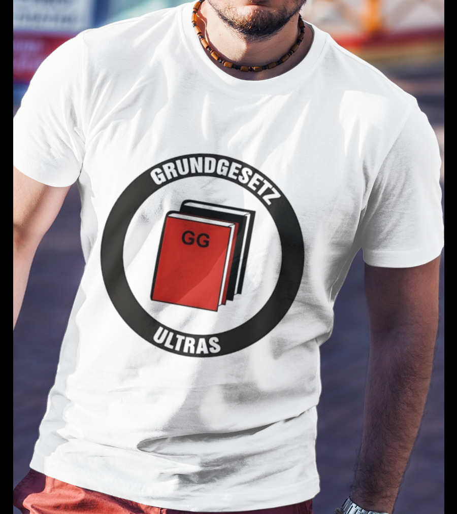 Grundgesetz Ultras GG Book Emblem German Constitution T-Shirt