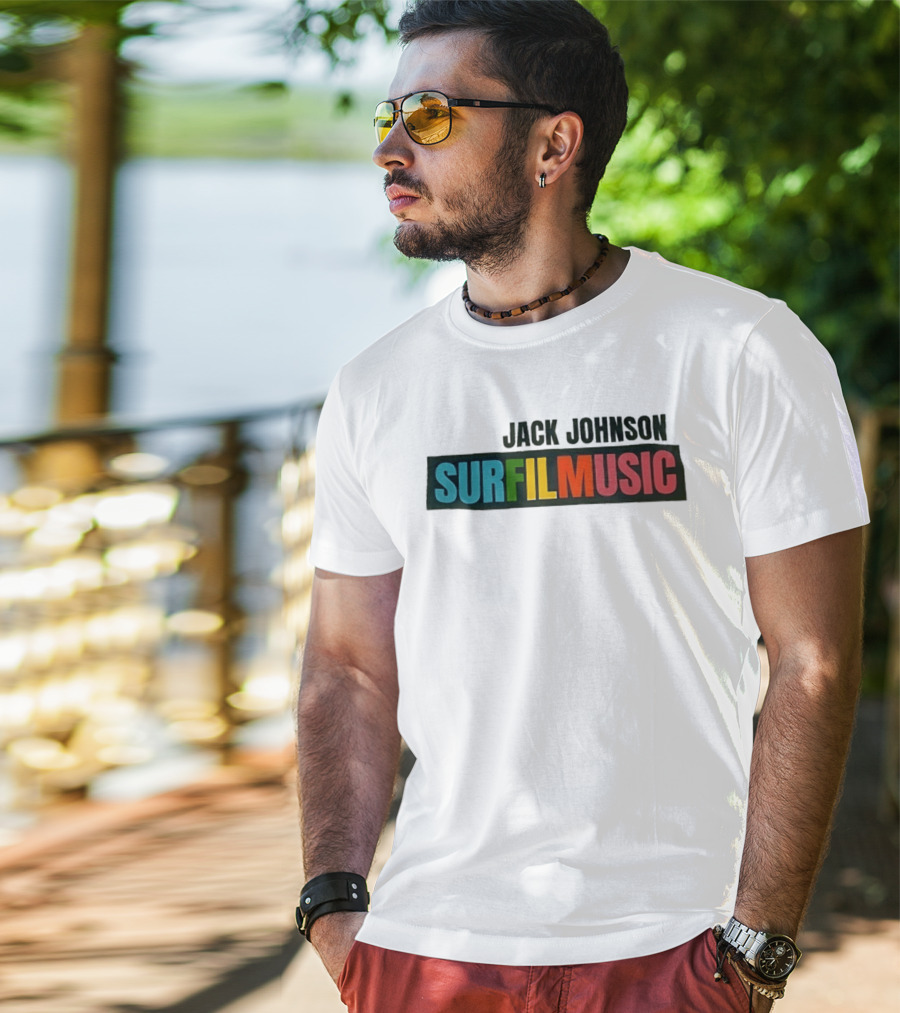 Jack Johnson Surfilmusic Tour 2026 Colorful T-Shirt