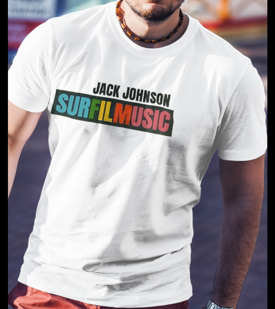 Jack Johnson Surfilmusic Tour 2026 Colorful T-Shirt
