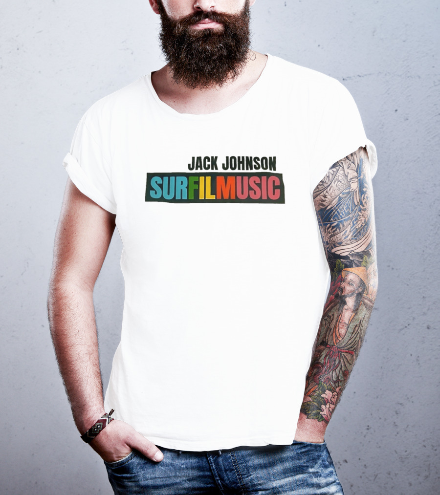 Jack Johnson Surfilmusic Tour 2026 Colorful T-Shirt