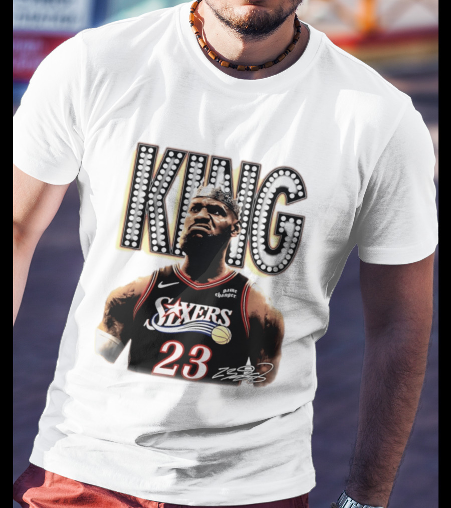 Philadelphia 76ers King James 23 Game Changer T-Shirt