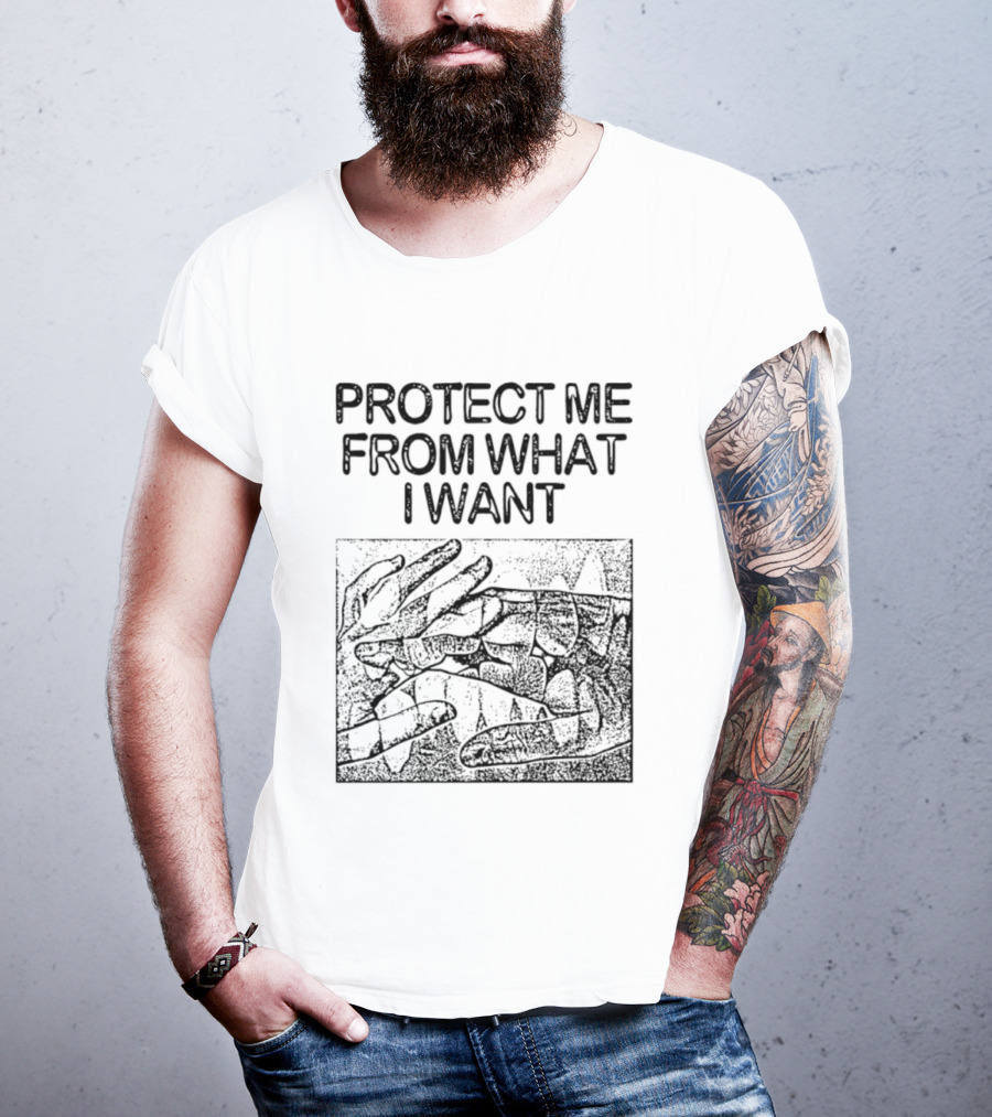 Protect Me From What I Want Jenny Holzer Text And Abstract T-Shirt