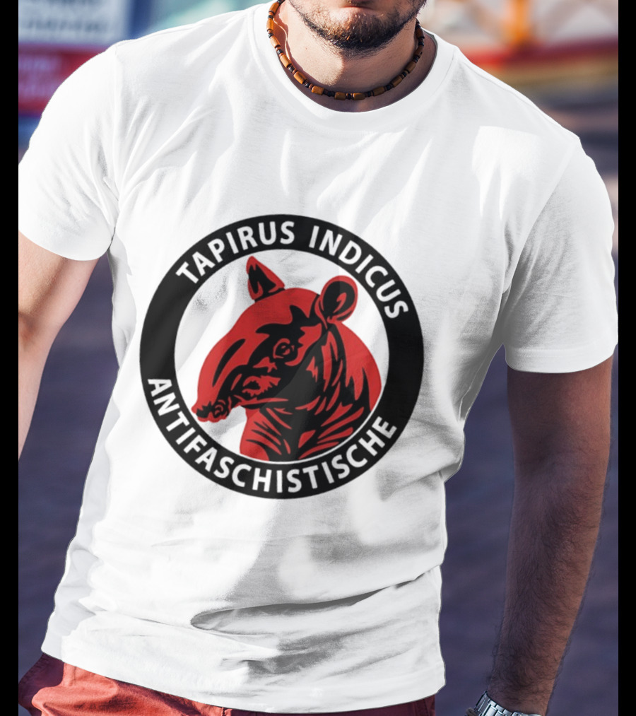 Tapirus Indicus Antifaschistische Antifa T-Shirt