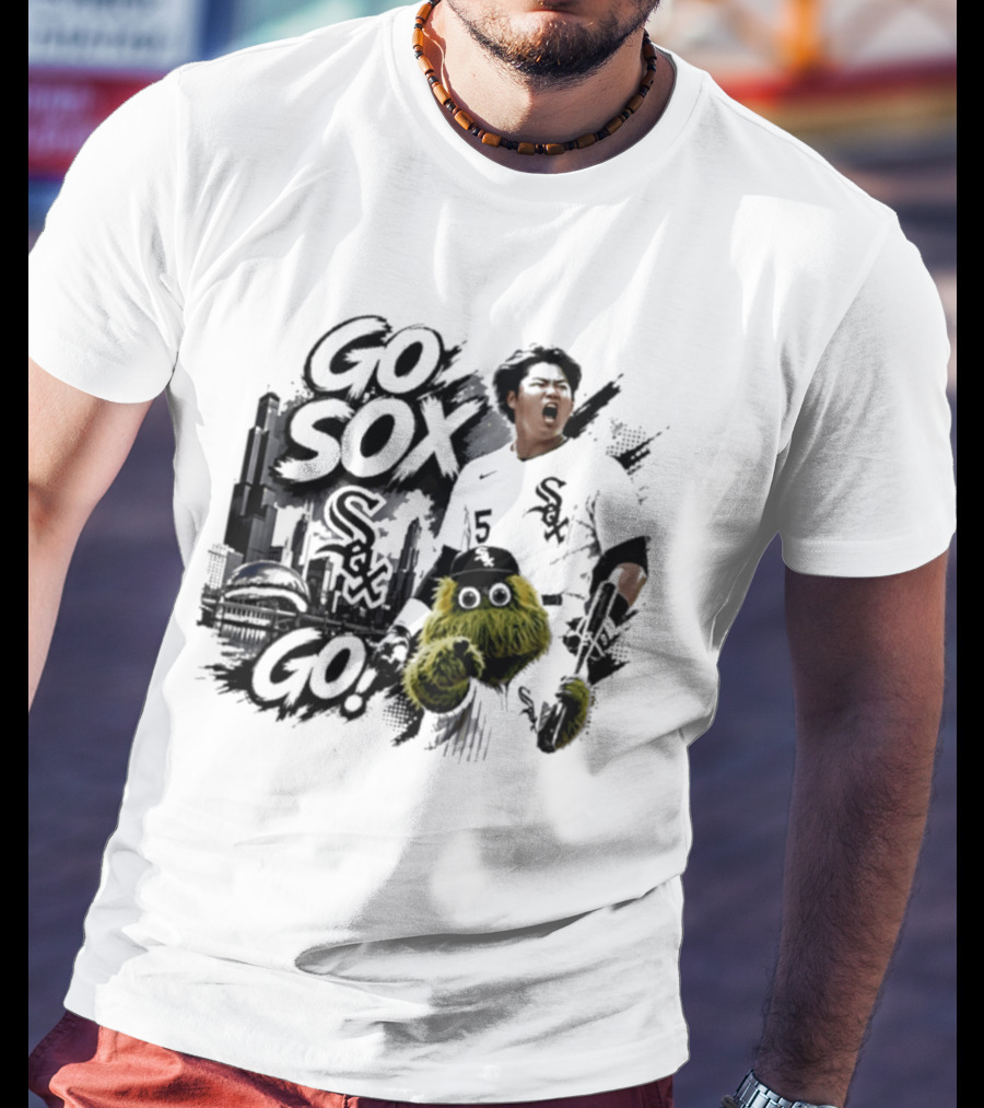 Yoshinobu Yamamoto Number 15 Chicago White Sox Go Sox Go T-Shirt