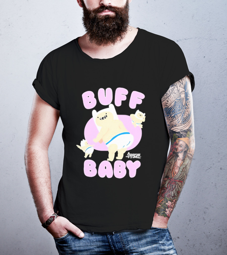 Buff Baby Adventure Time Finn The Human Dancing Babies T-Shirt