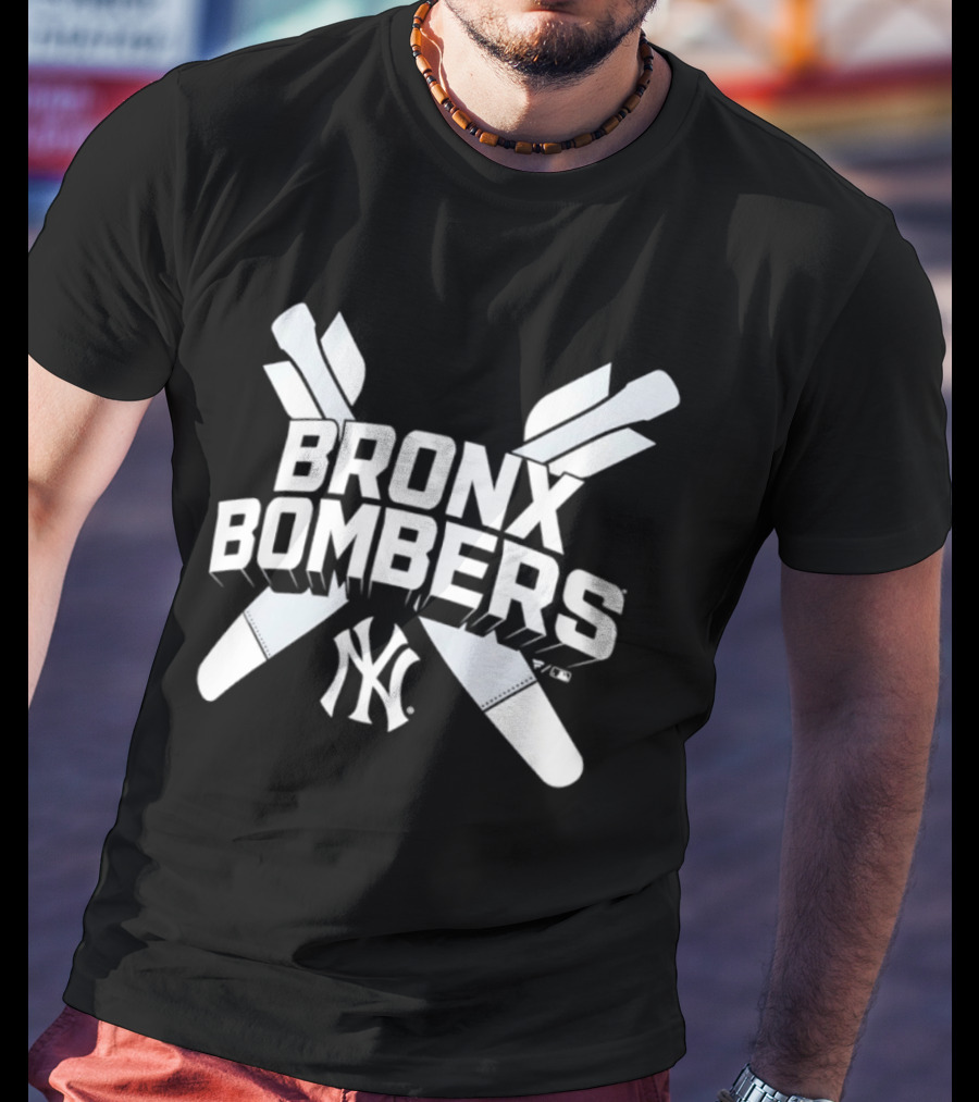 Men's New York Yankees Bronx Bombers Fanatics Navy T-Shirt