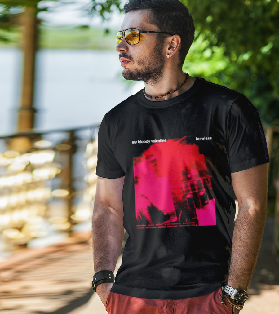 My Bloody Valentine Loveless Album Cover Classic Shoegaze Music Fan Favorite T-Shirt