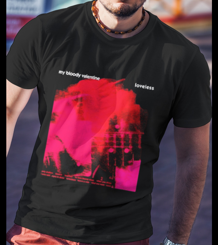 My Bloody Valentine Loveless Album Cover Classic Shoegaze Music Fan Favorite T-Shirt