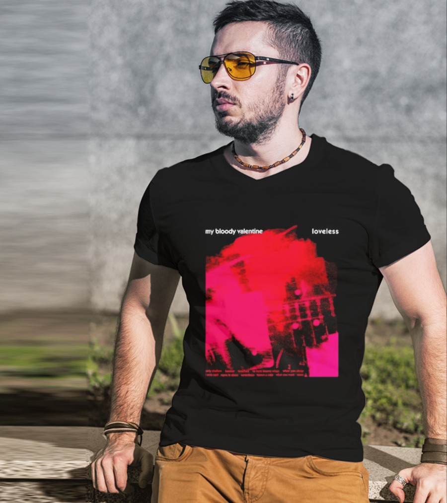 My Bloody Valentine Loveless Album Cover Classic Shoegaze Music Fan Favorite T-Shirt
