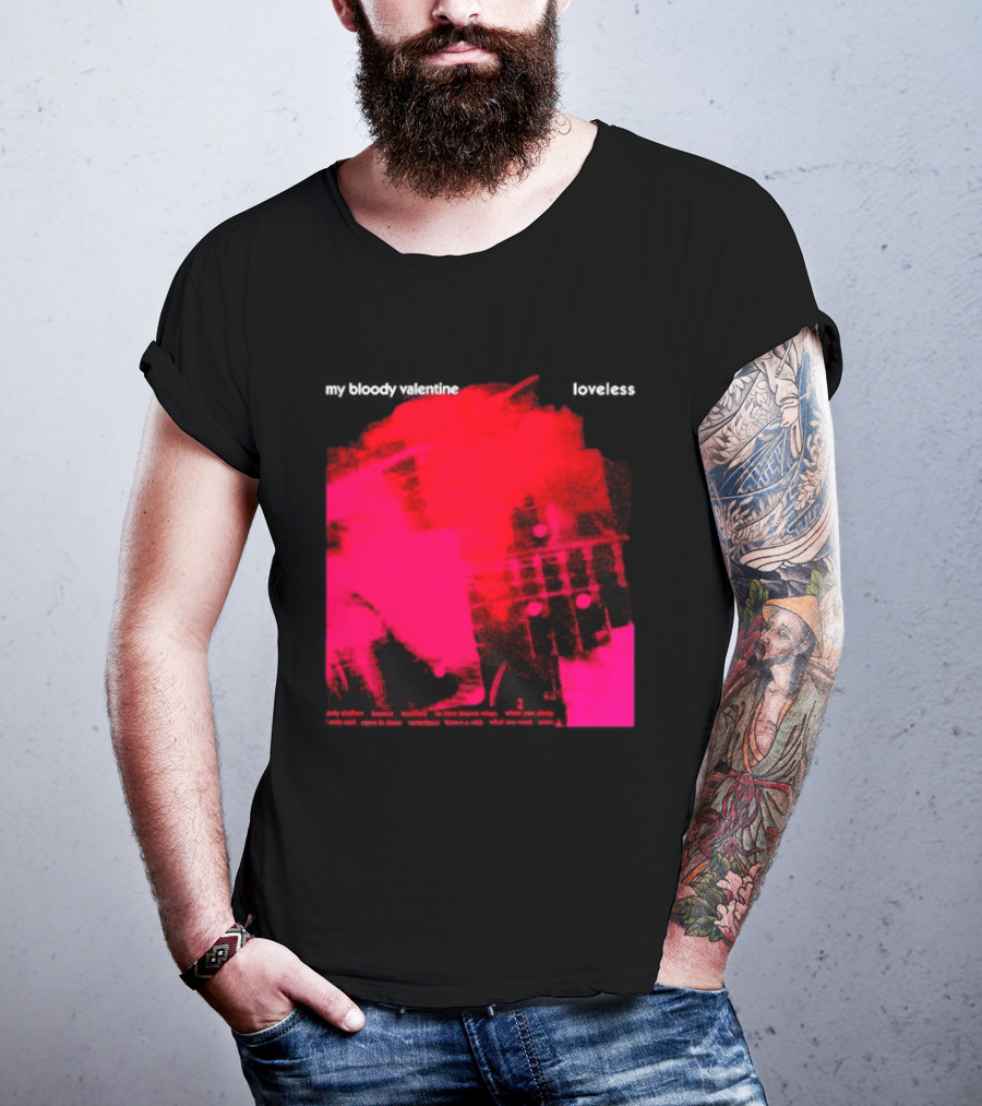 My Bloody Valentine Loveless Album Cover Classic Shoegaze Music Fan Favorite T-Shirt