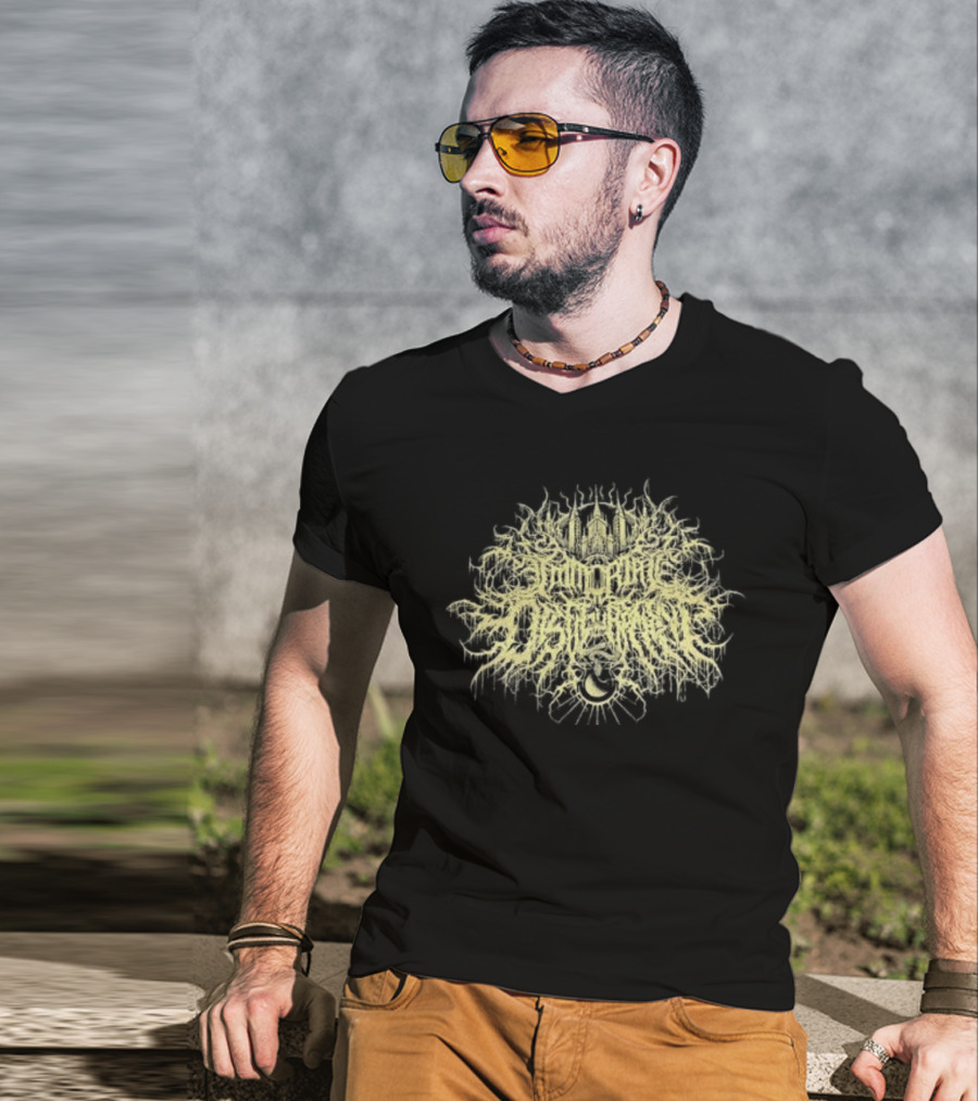 Impericon Store Shop Hirifu Intricate Yellow Floral T-Shirt