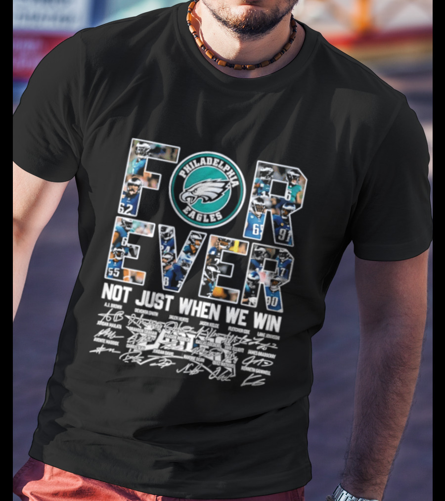 Forever Miami Dolphins Not Just When We Win Autographed T-Shirt