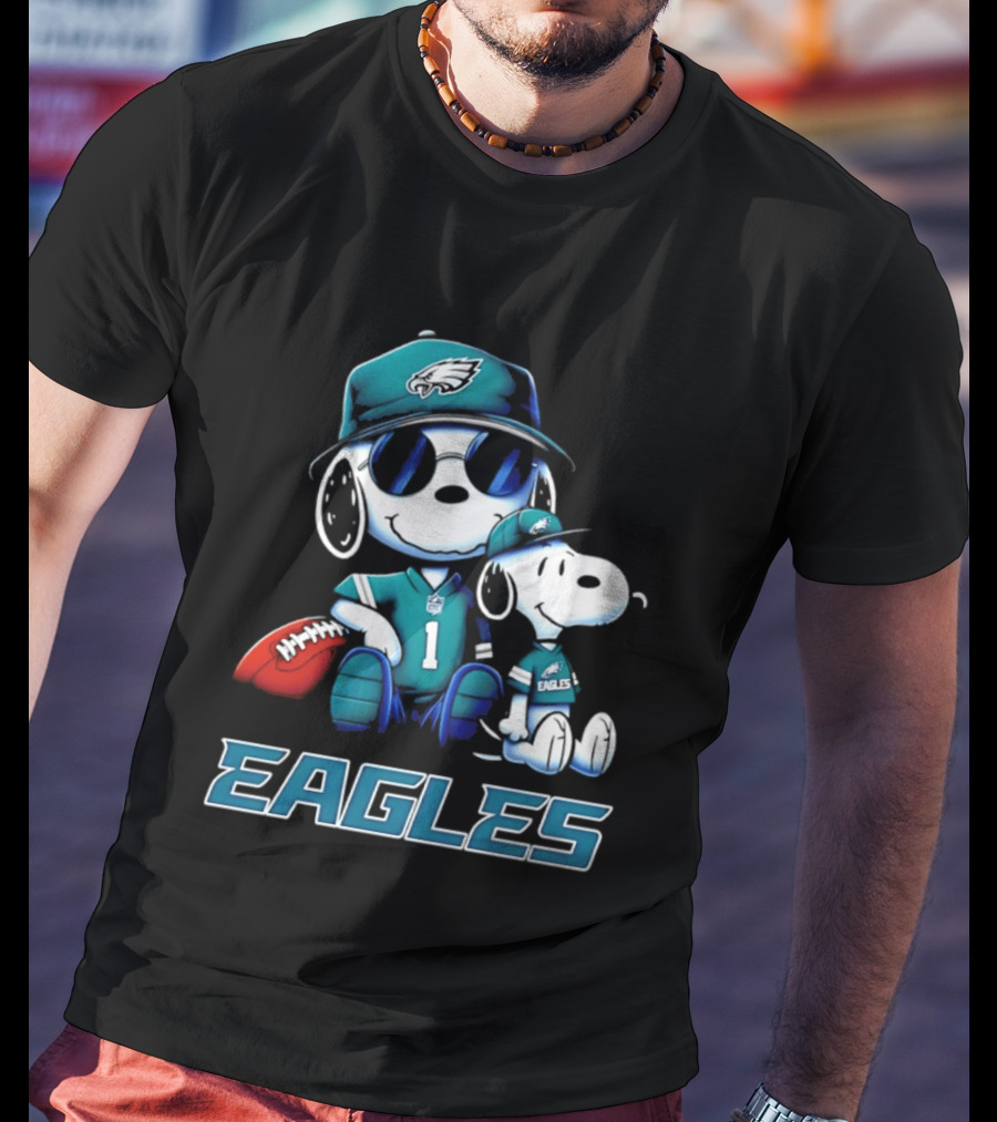 Snoopy Eagles Philadelphia Football 2026 T-Shirt