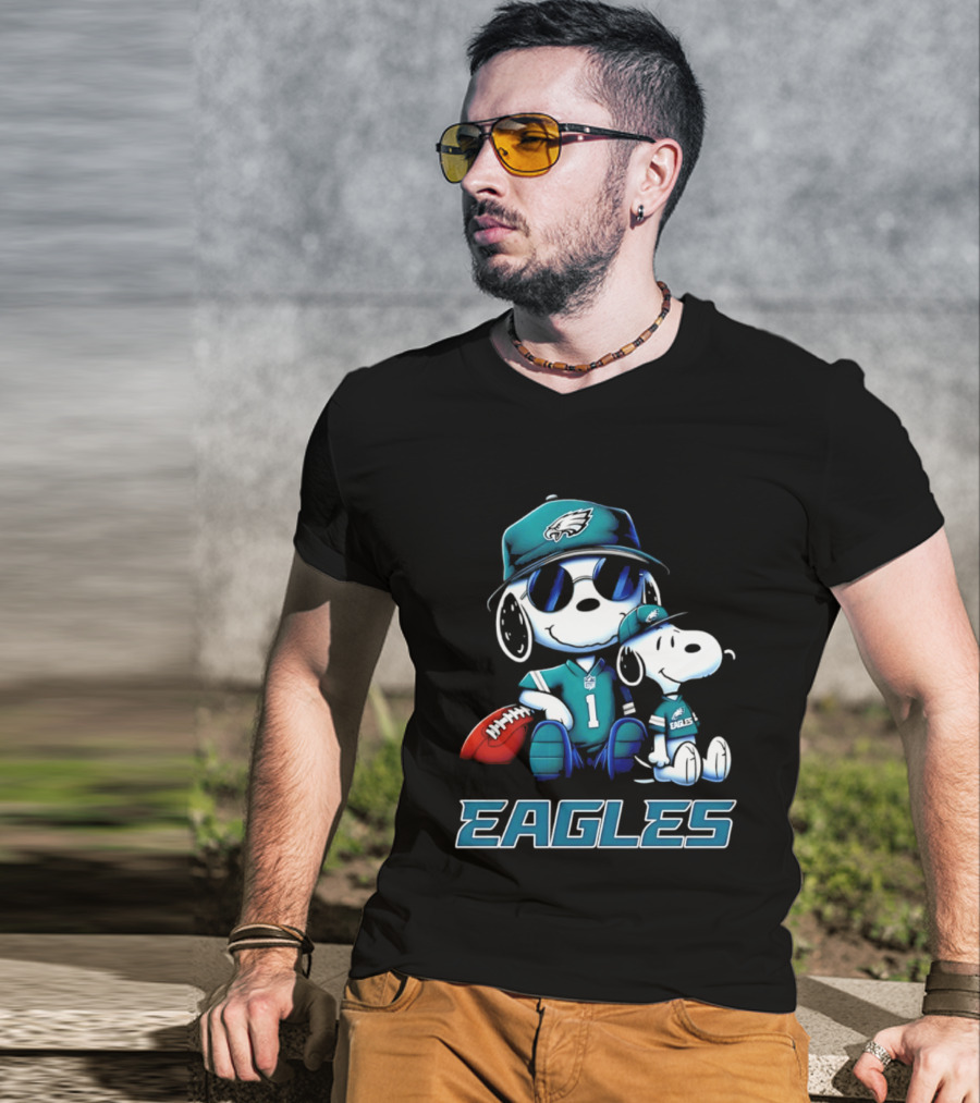 Snoopy Eagles Philadelphia Football 2026 T-Shirt