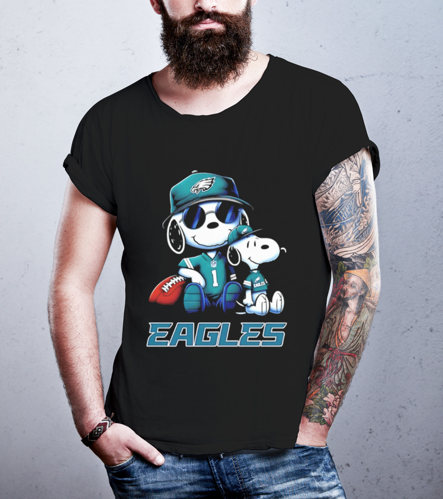 Snoopy Eagles Philadelphia Football 2026 T-Shirt
