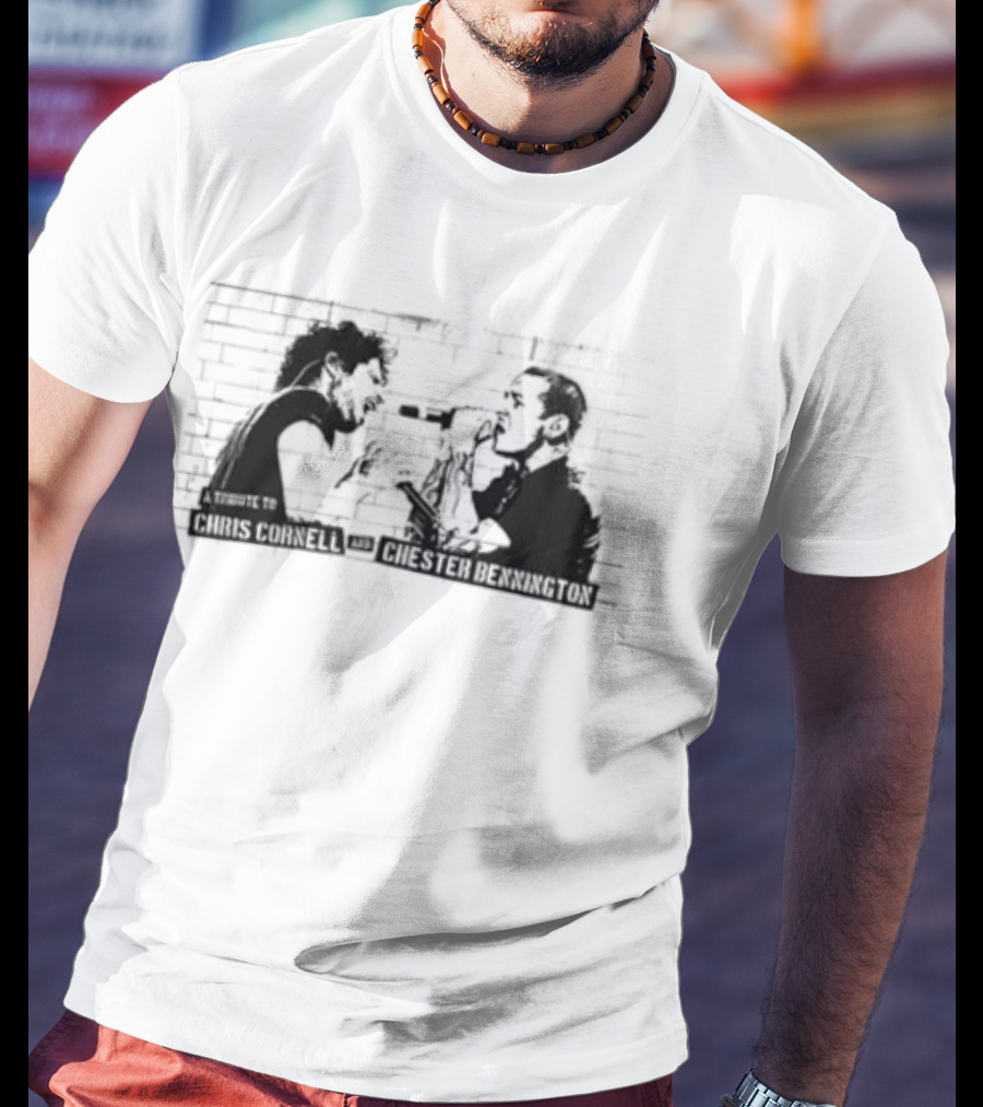 Chris Cornell Chester Bennington Tribute Darkness T-Shirt